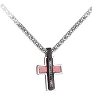 Collana Rosso Amante Uomo Nivola in Acciaio UCN315GR - UCN315GR